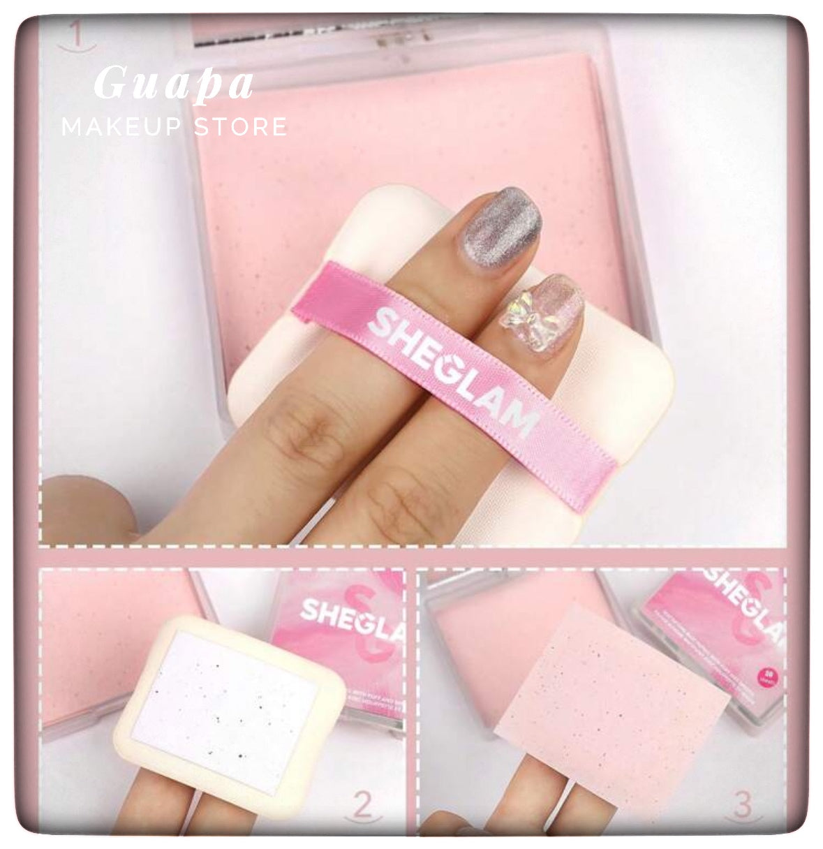 Papel Matificante Con Borla Y Espejo sheglam