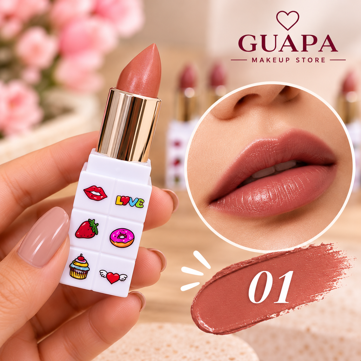 Labial satinado RMT