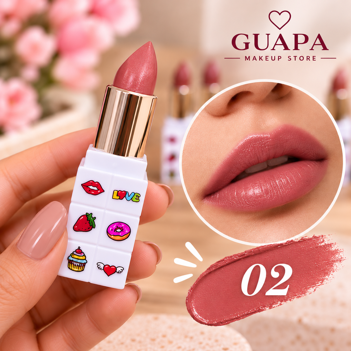 Labial satinado RMT