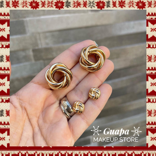 Aretes Redondos trenzados