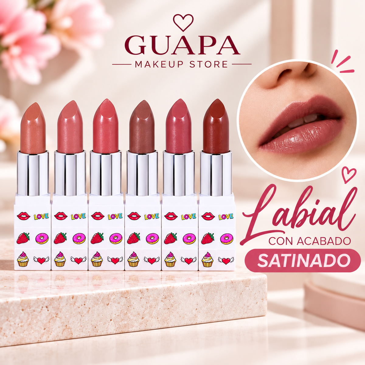 Labial satinado RMT