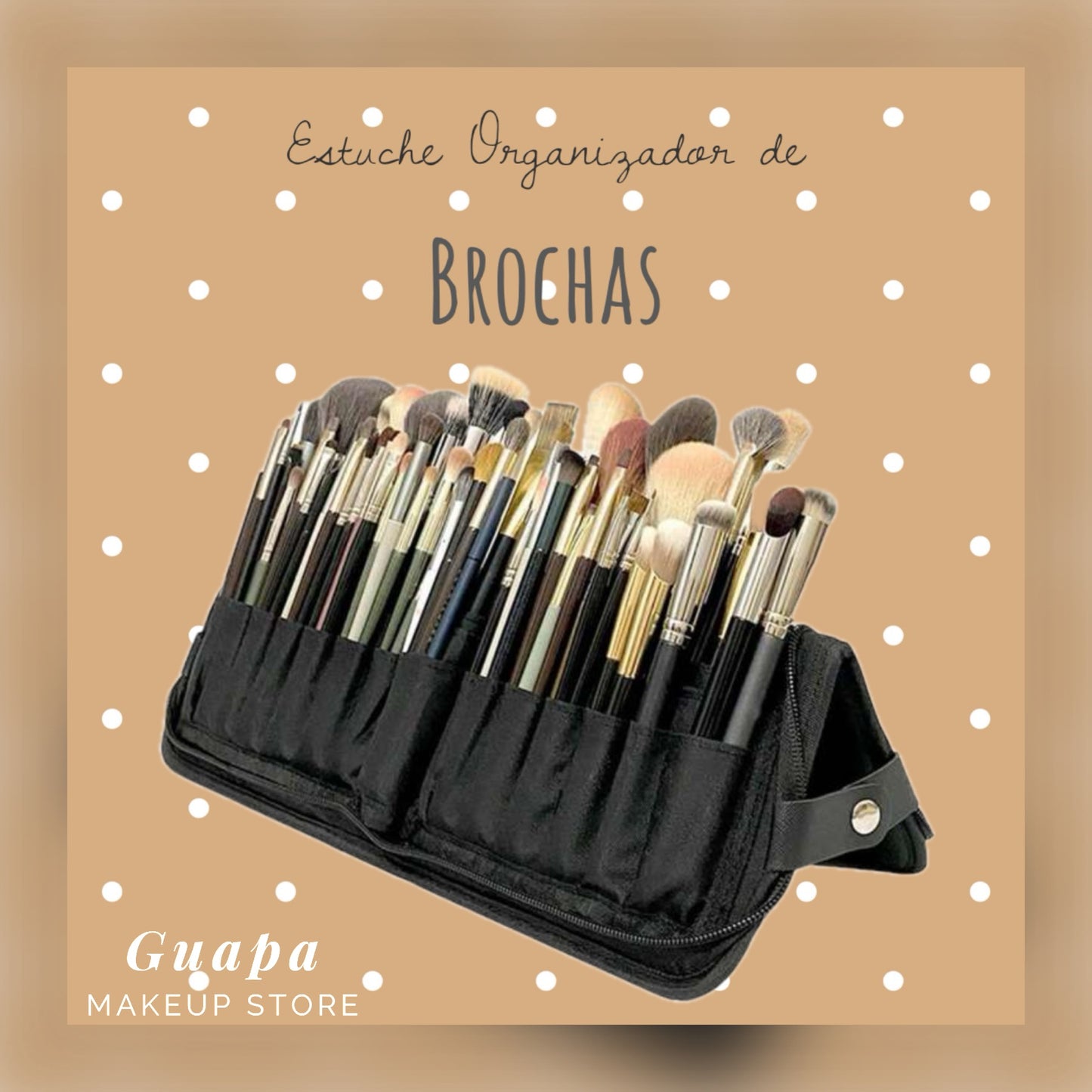 Brochas- Estuche organizador 😍