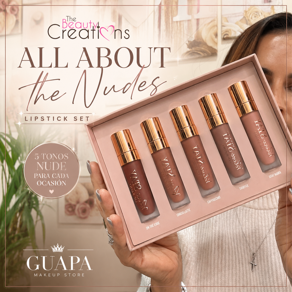 Labial en set All about the nudes Beauty Creations