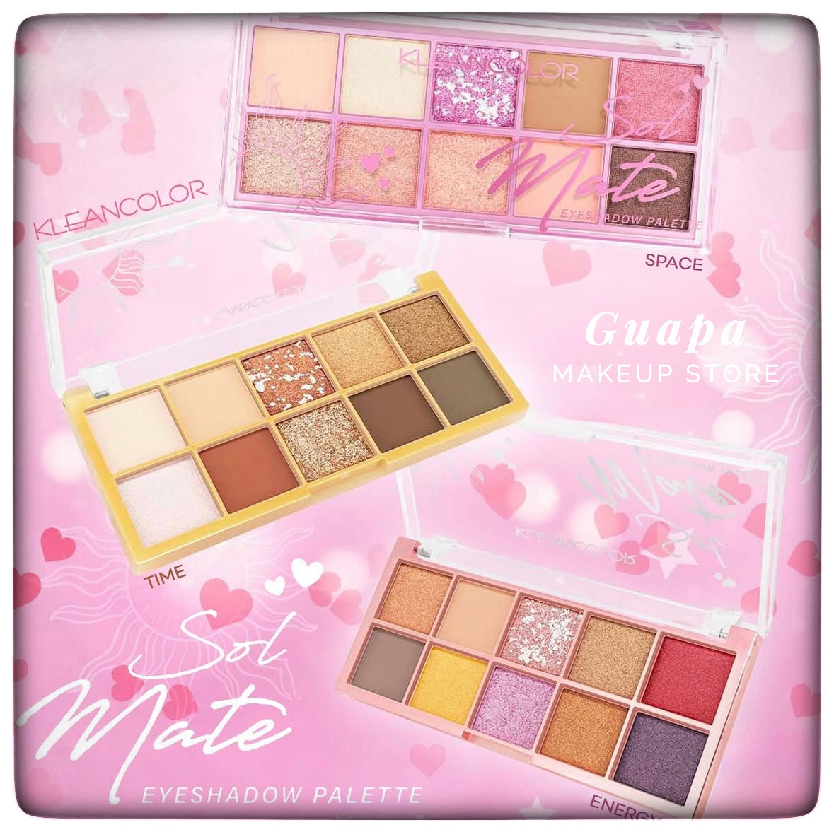 Paletas de sombras Solmate