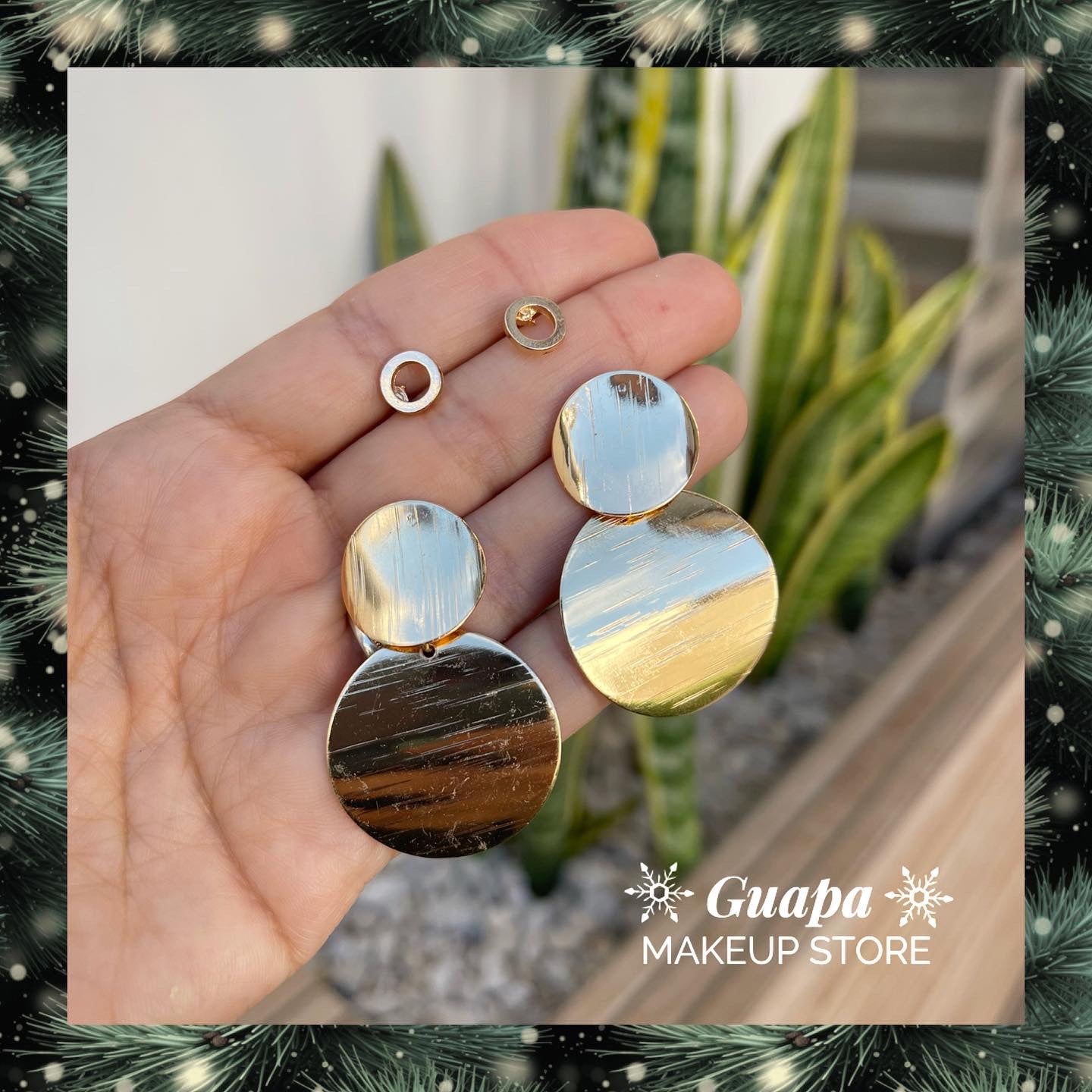 Aretes Colgantes redondos