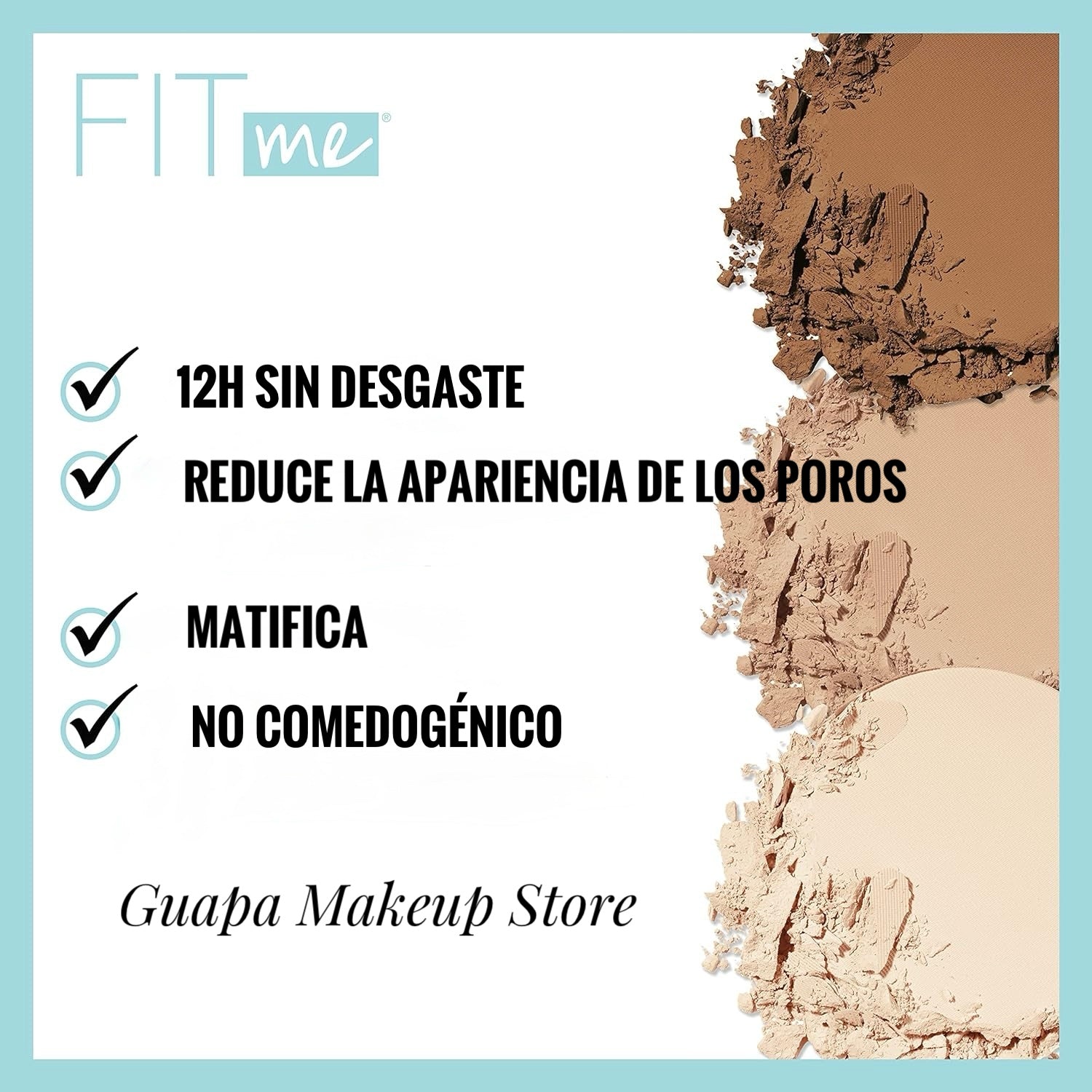 Polvos compactos Fit Me Matte+poreless
