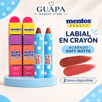 Labial en Crayon Soft Matte Mentos