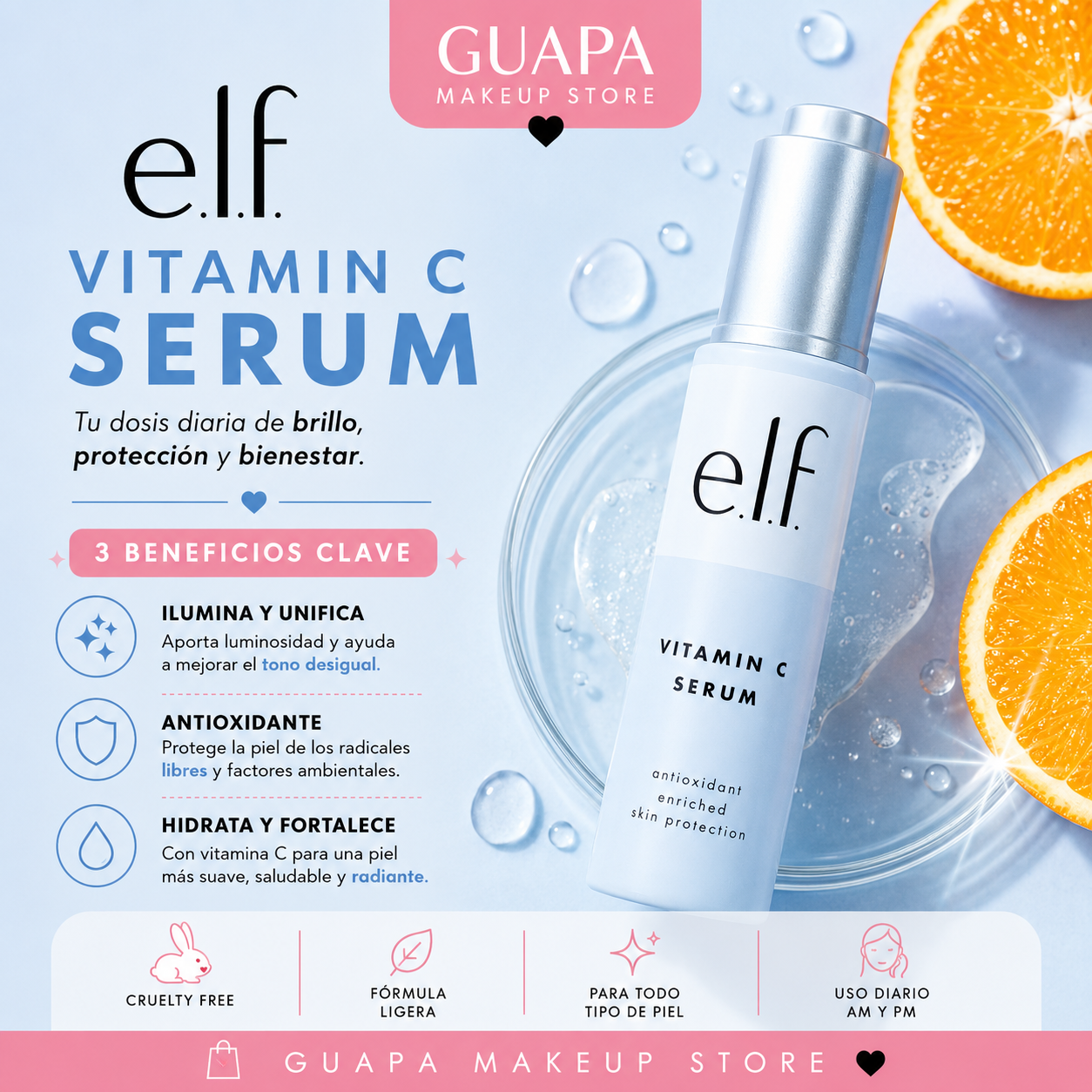 Sérum de vitamina C e.l.f