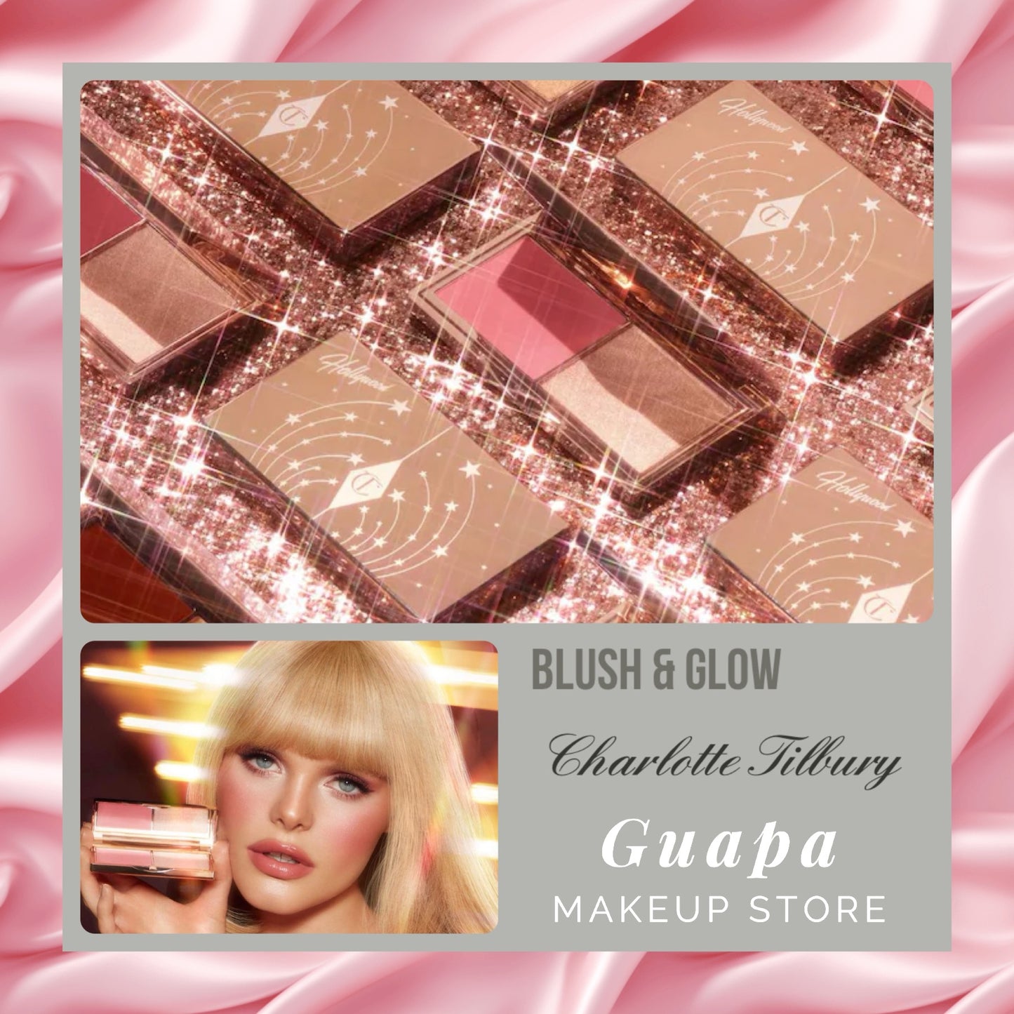 Rubor y Glow paleta de Charlotte Tilbury