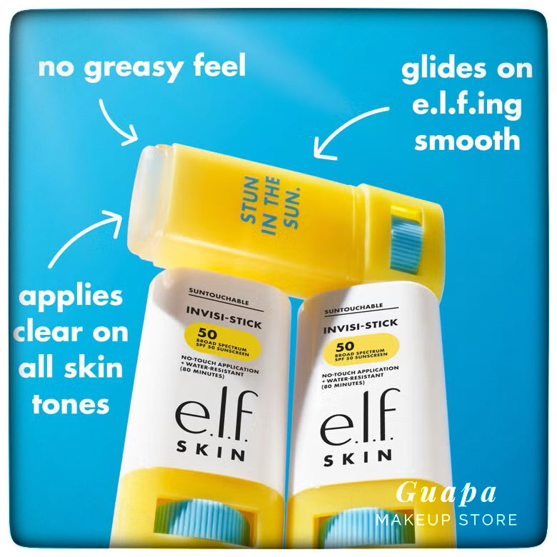 Protector solar Suntouchable Invisi-Stick SPF 50 e.l.f