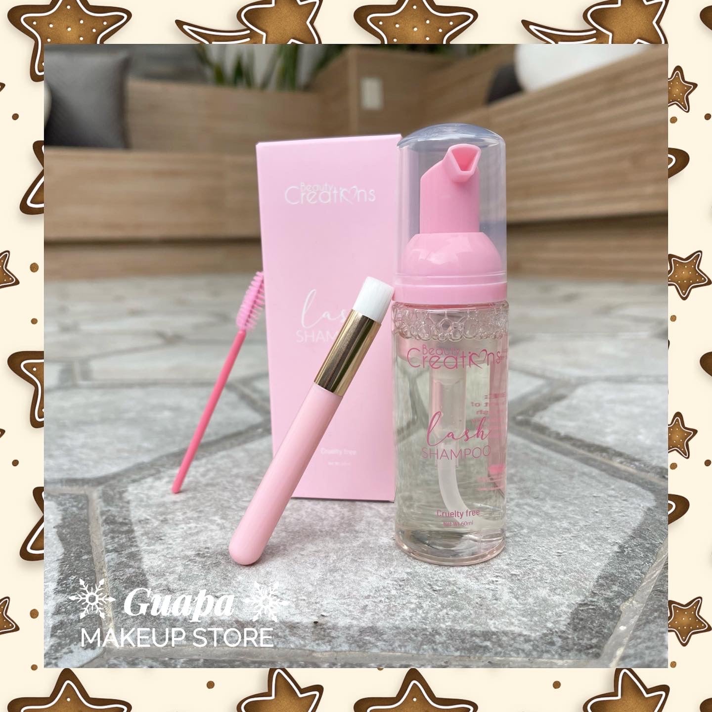 Espuma limpiadora pestañas