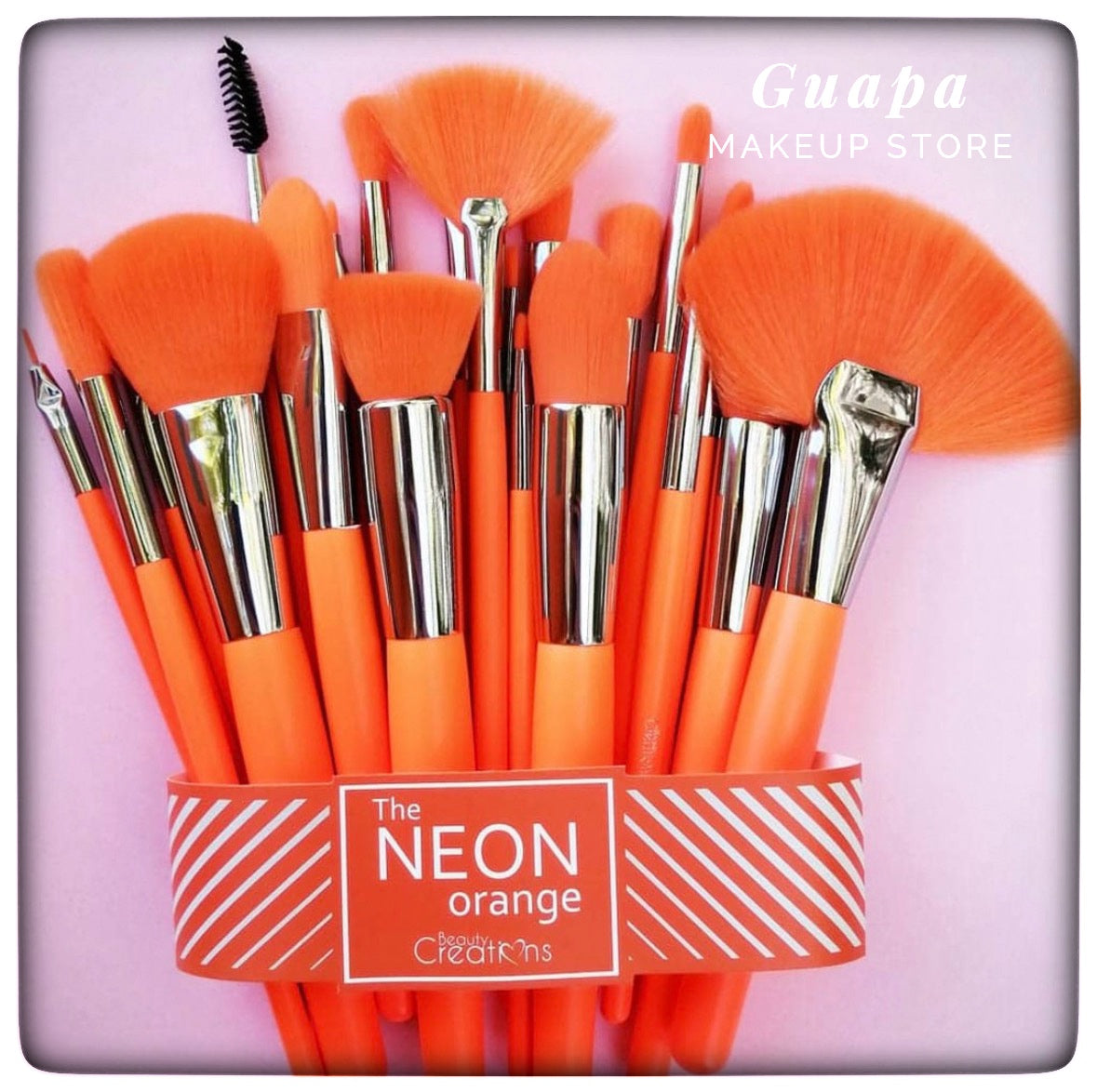 Brochas en set Neón de Beauty Creations