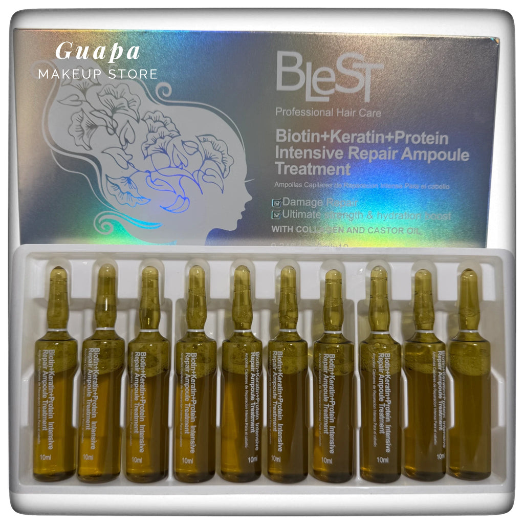 Ampollas reparadoras Intensivas con Biotina+Queratina+Proteínas