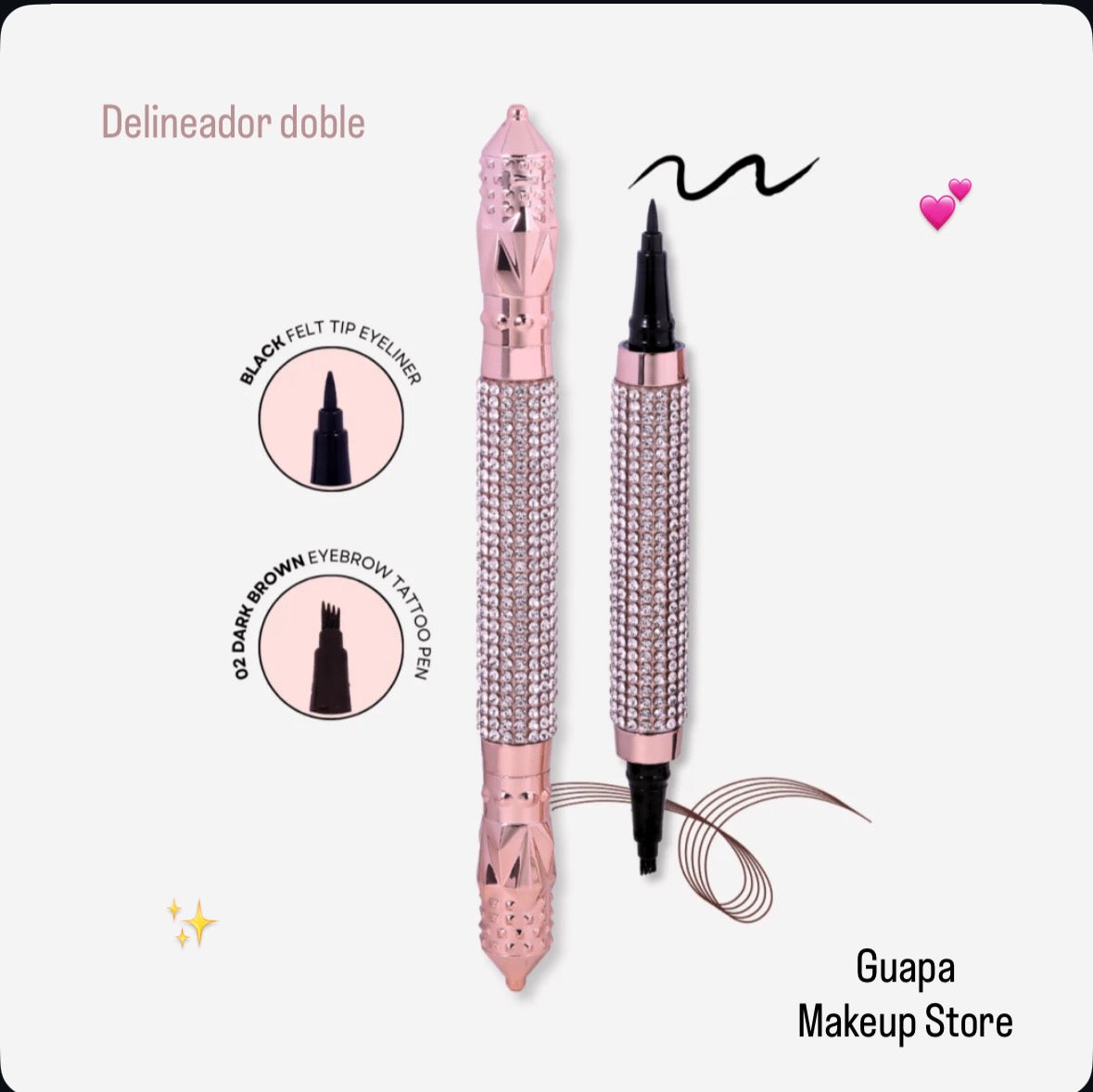 Delineador Diamond 2 en 1
