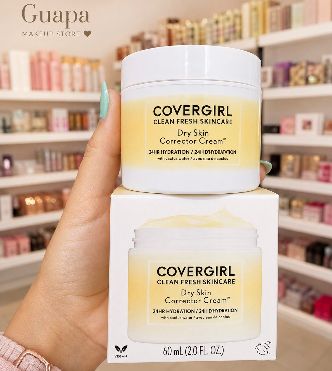 Crema hidratante correctora de piel seca Covergirl