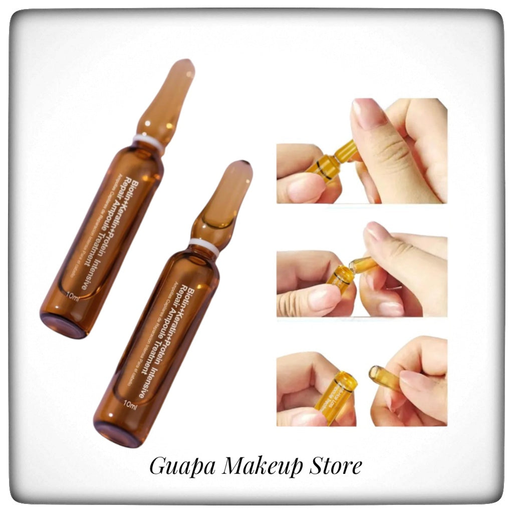 Ampollas reparadoras Intensivas con Biotina+Queratina+Proteínas