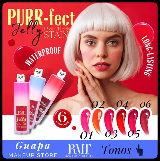 Tinta para labios y mejillas Gelatina Purr-fect