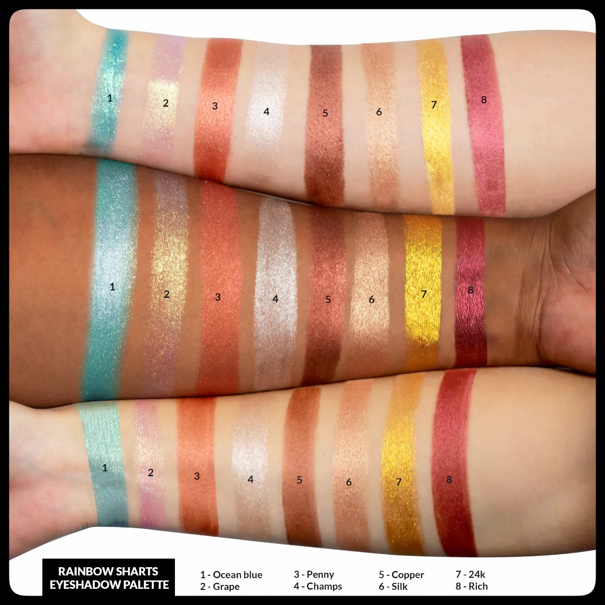 Paleta Rainbow Sharts Kimchi Chi