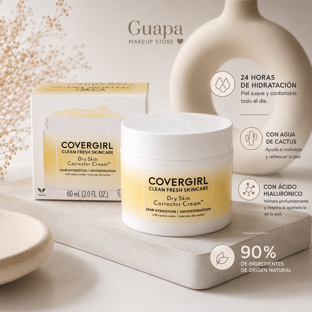 Crema hidratante correctora de piel seca Covergirl