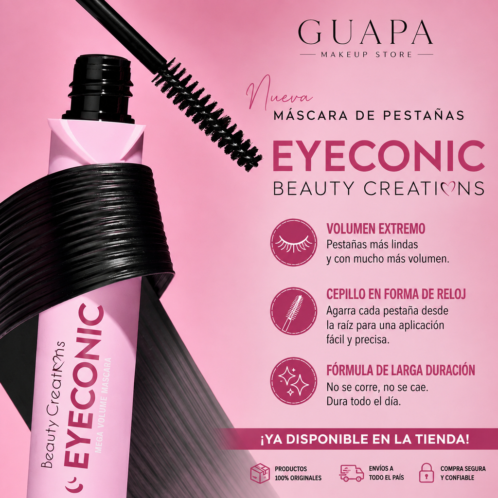 Máscara de pestañas eyeconic Beauty Creations