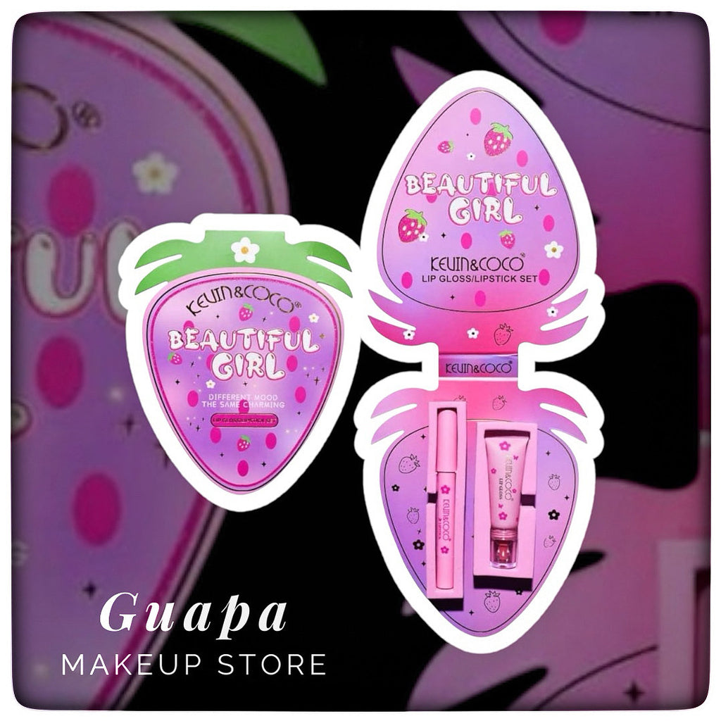 Labial y gloss en set Kevin & Coco