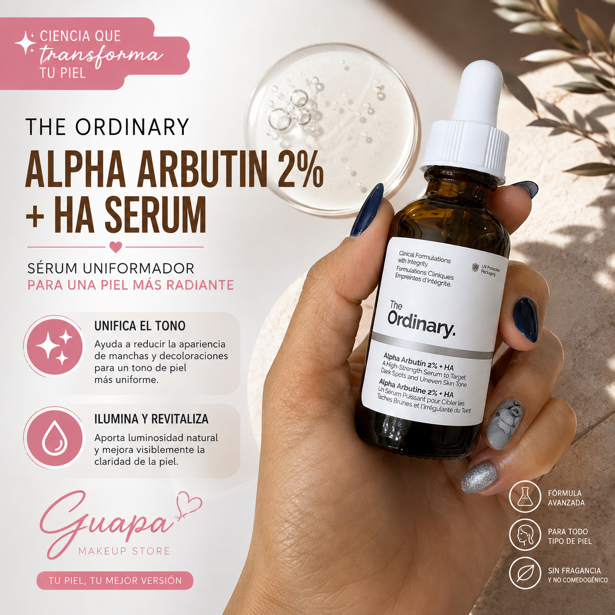 Sérum alpha arbutin 2% The Ordinary