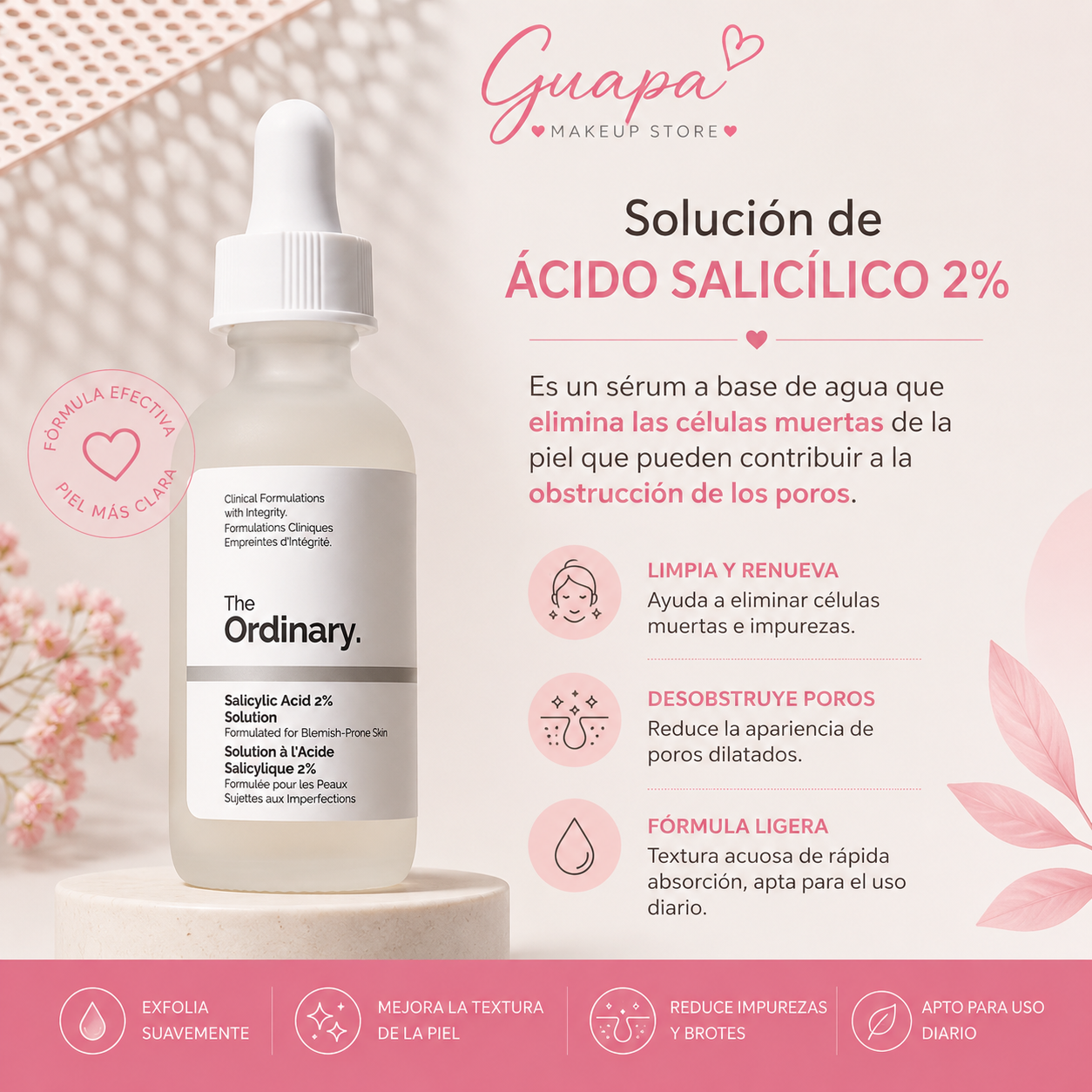 Sérum de ácido salicílico 2% The Ordinary