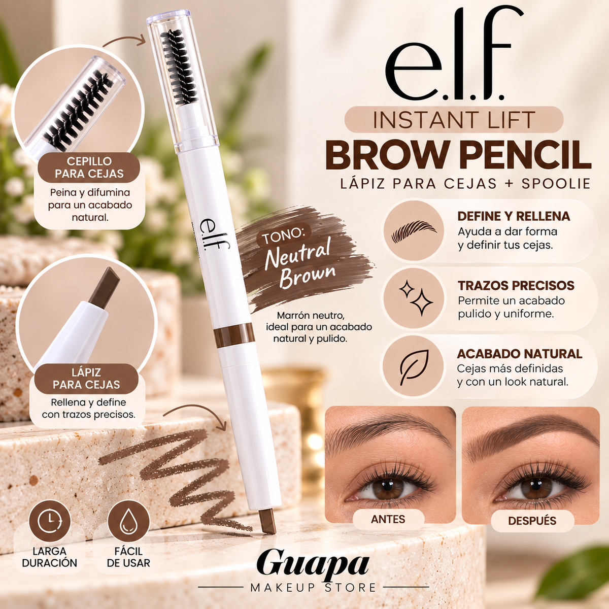 Lápiz para cejas e.l.f