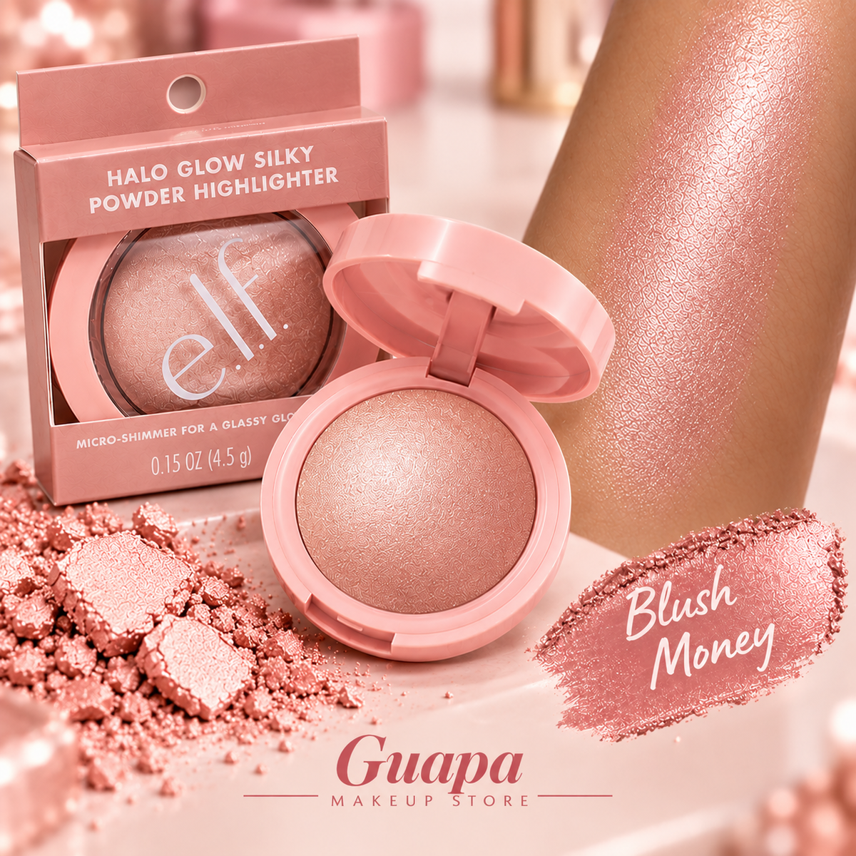 Iluminador Halo Glow Silky Powder e.l.f