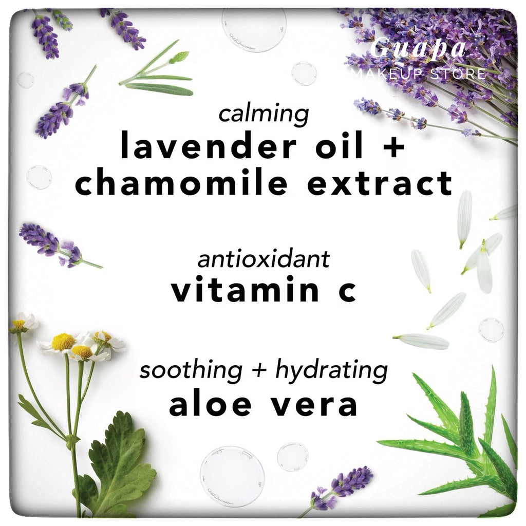 Spray facial con aloe, manzanilla y lavanda