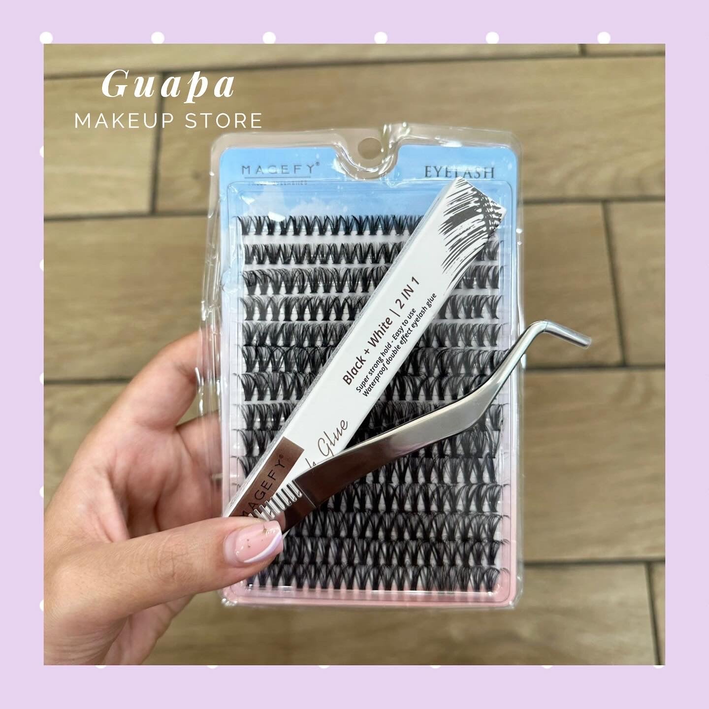 Set para extensiones de pestañas!