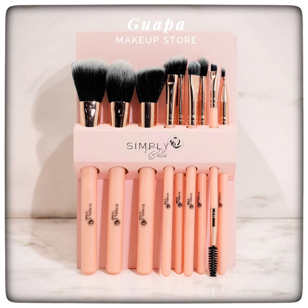 Brochas de Maquillaje en set Surtido Simply Bella