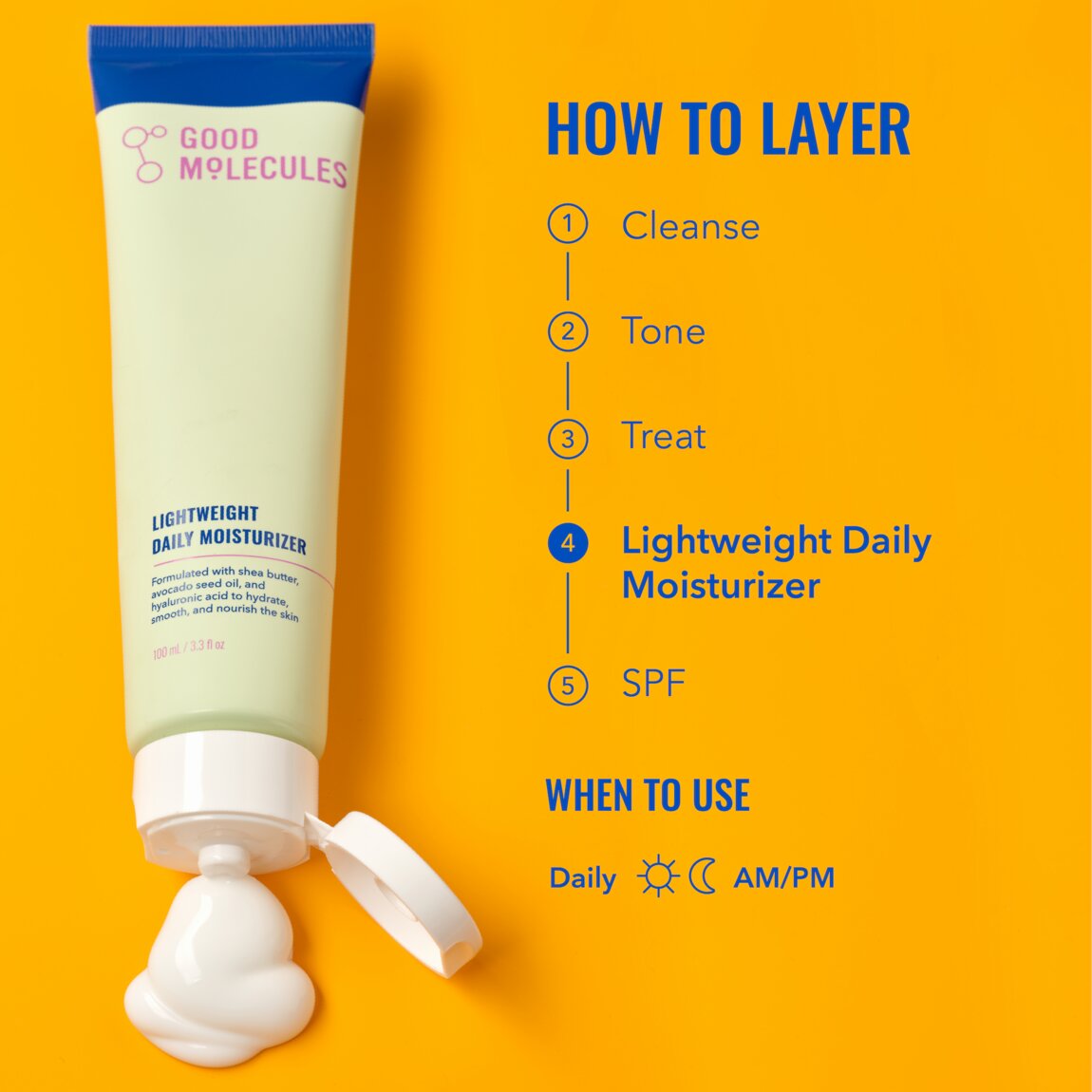 Crema hidratante diaria ligera Good Molecules