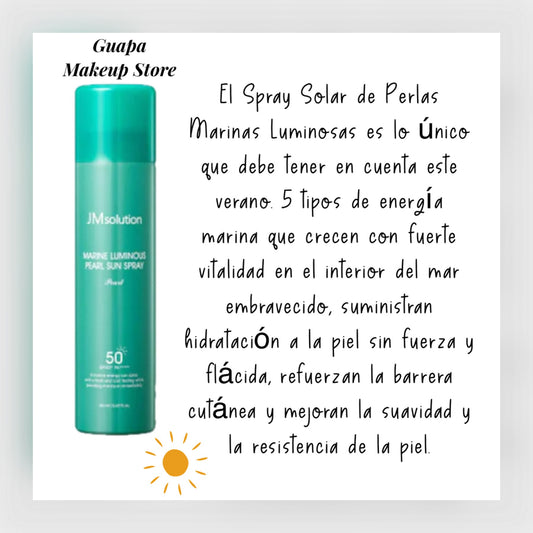 Protector solar en bruma sobre el maquillaje