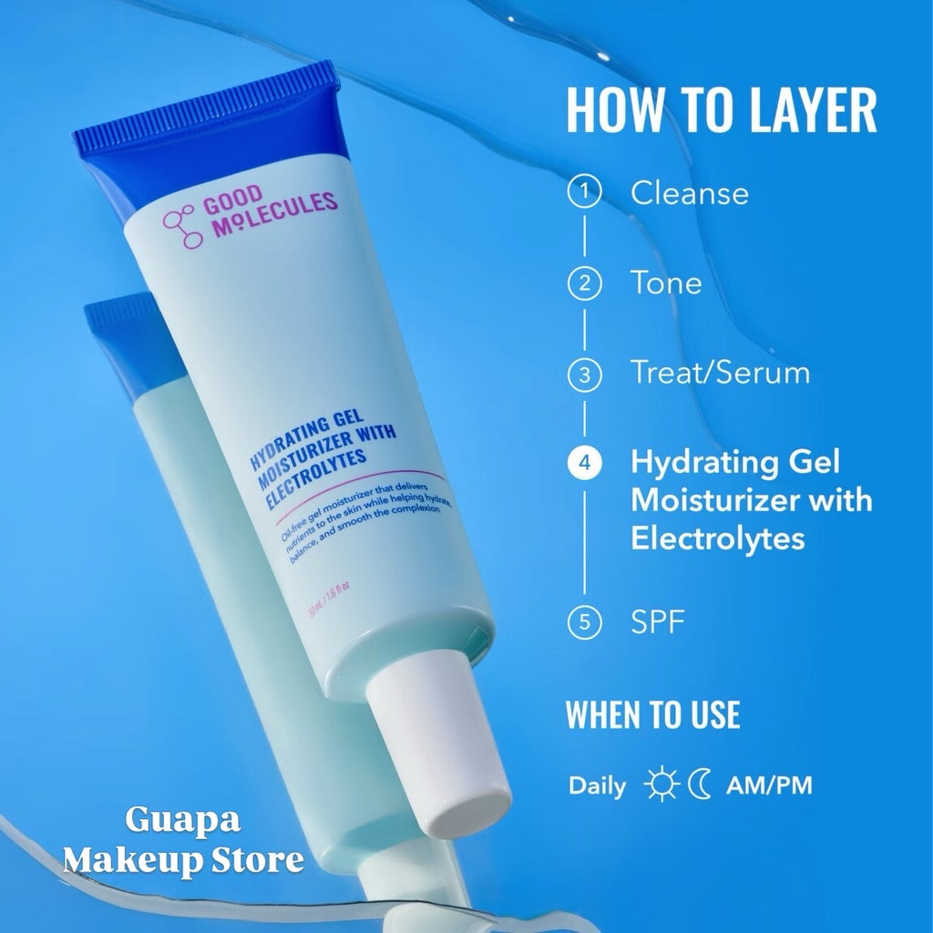 Crema hidratante en Gel con electrolitos Good Molecules
