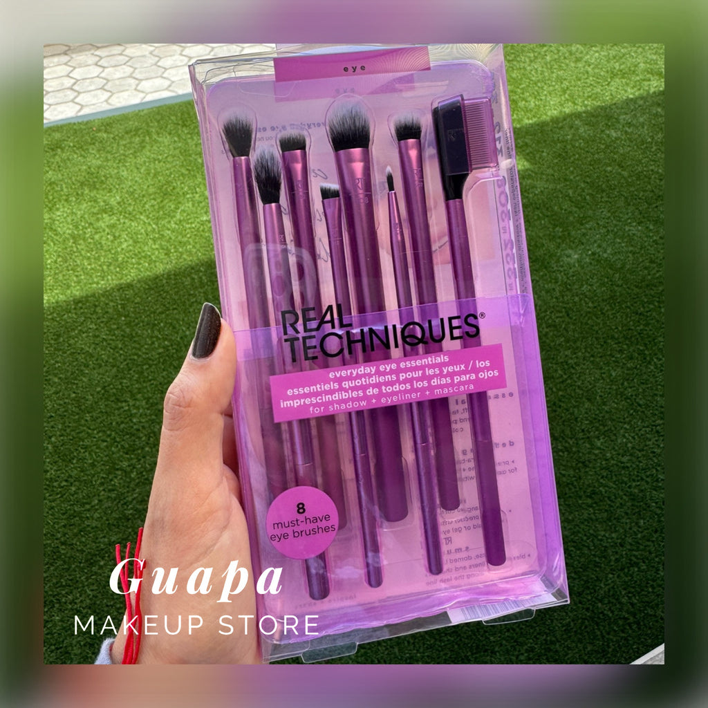 Brochas de maquillaje Everyday Eye Essentials Real Techniques