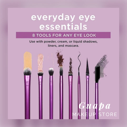 Brochas de maquillaje Everyday Eye Essentials Real Techniques