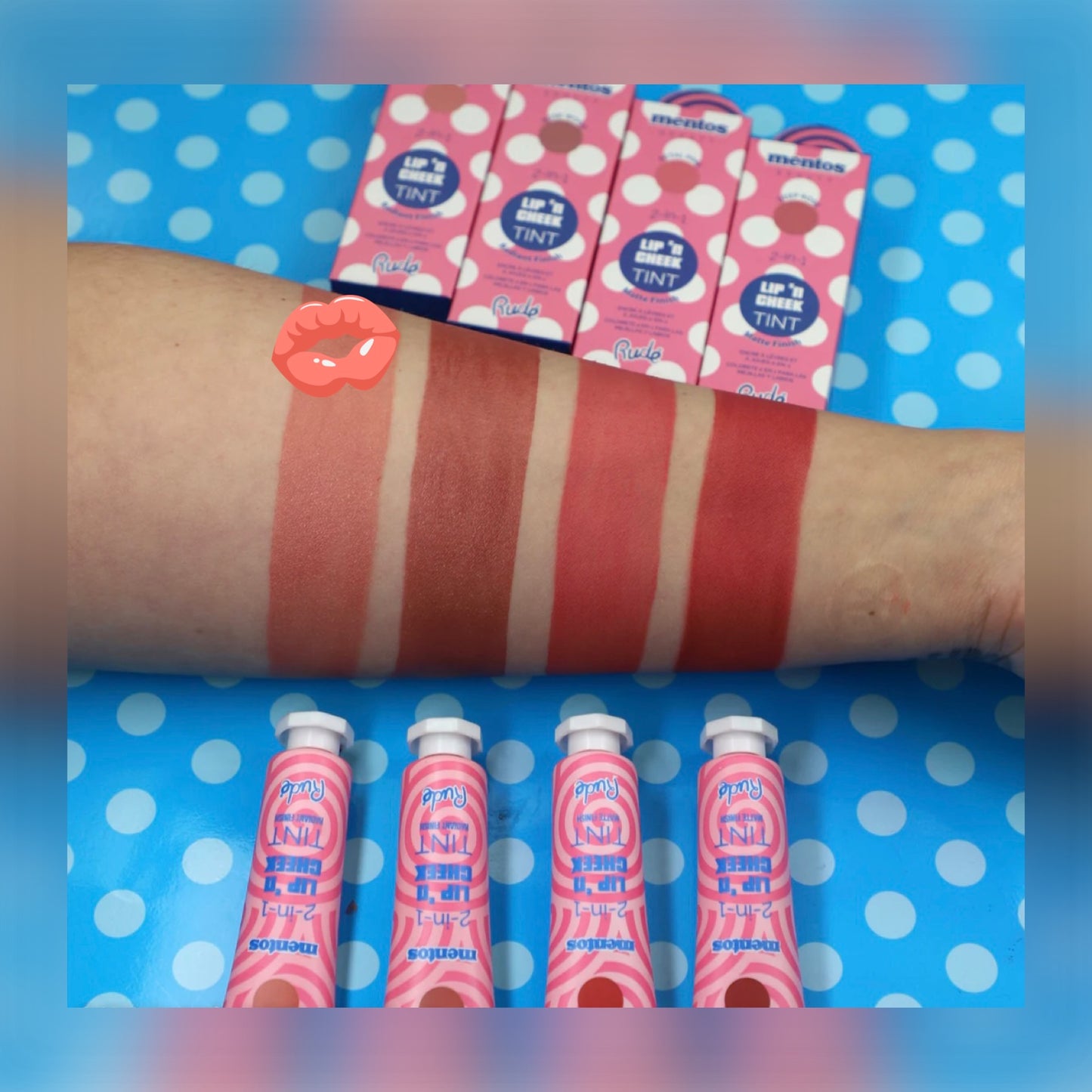 Tinte para labios y mejillas 2 en 1 Mentos