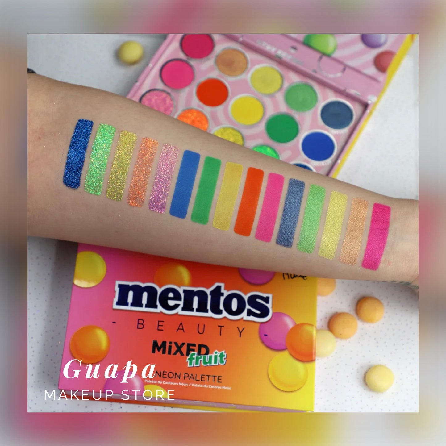 Paleta Mixed Fruit Neón Mentos