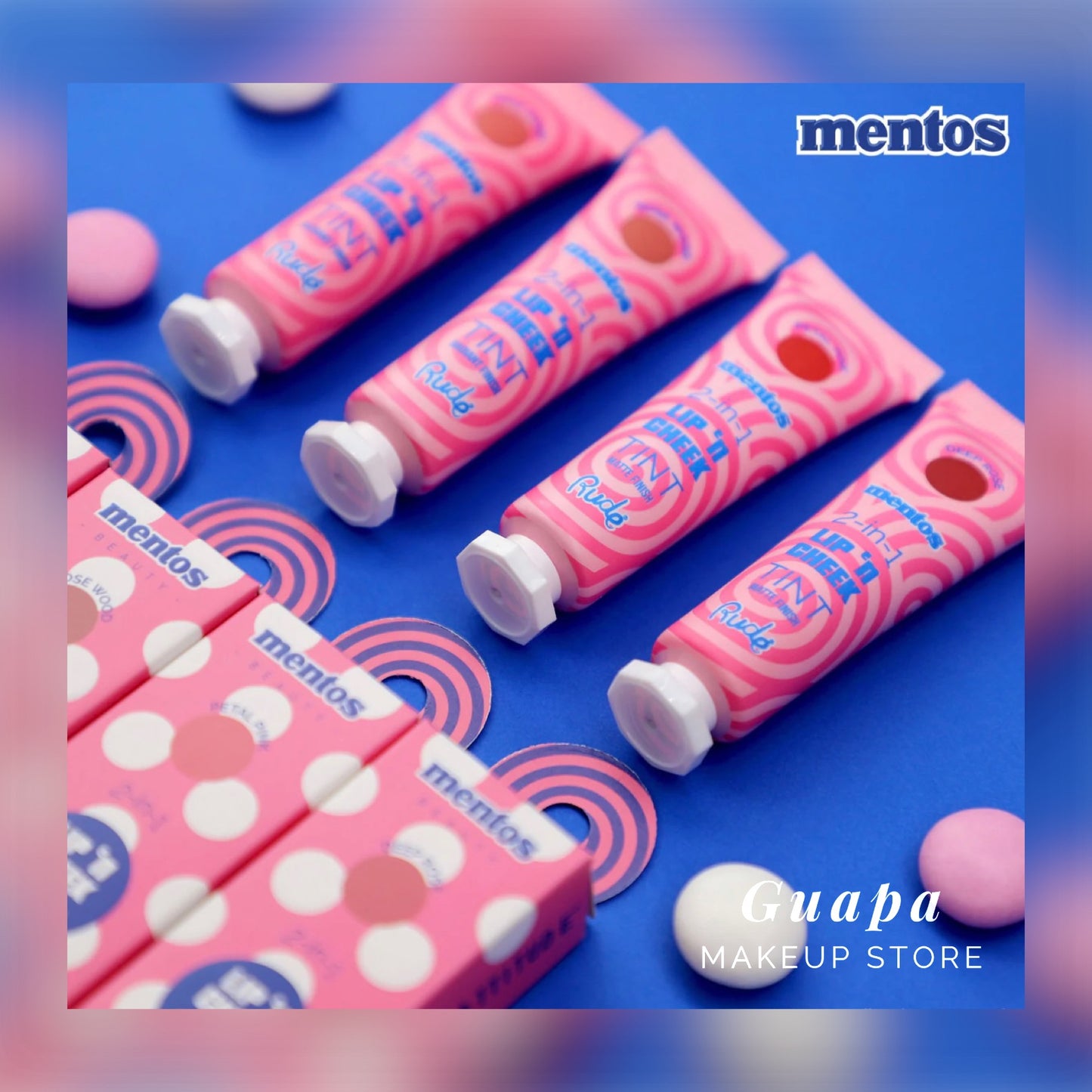 Tinte para labios y mejillas 2 en 1 Mentos