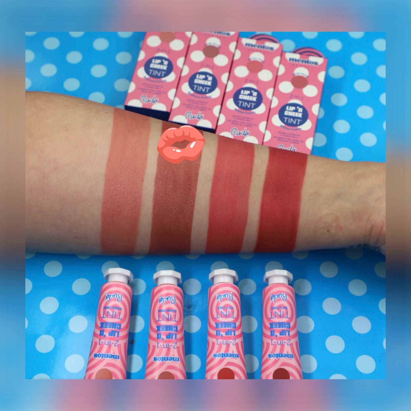 Tinte para labios y mejillas 2 en 1 Mentos