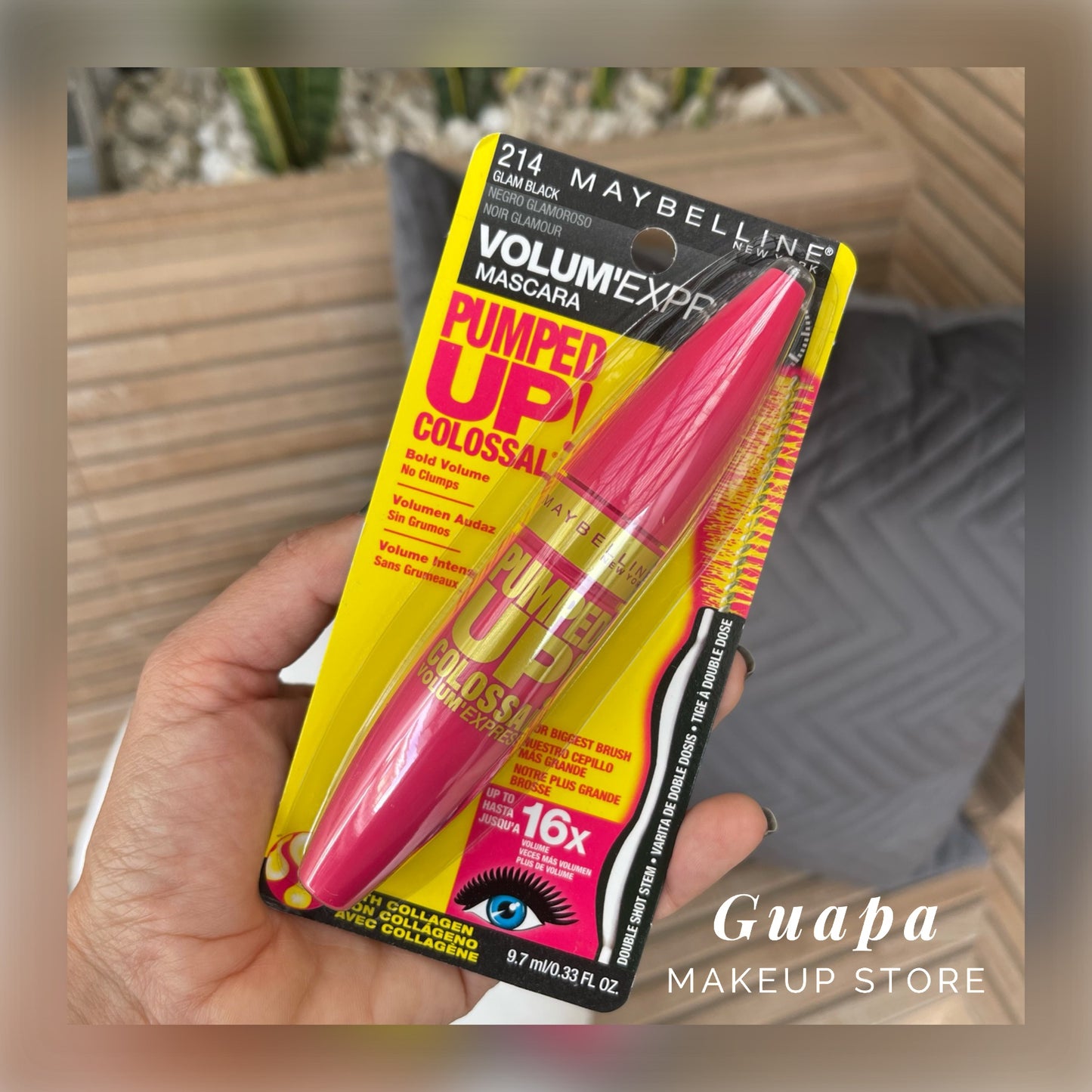 Máscara de pestañas Pumped Up Colossal Maybelline