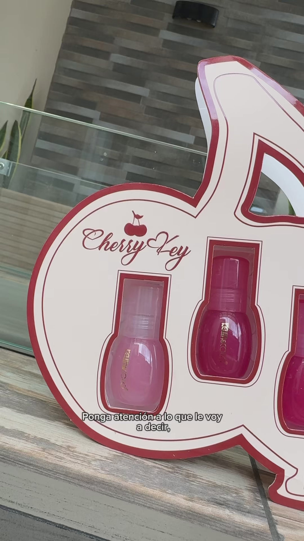 Gloss labial en set Kevin & Coco