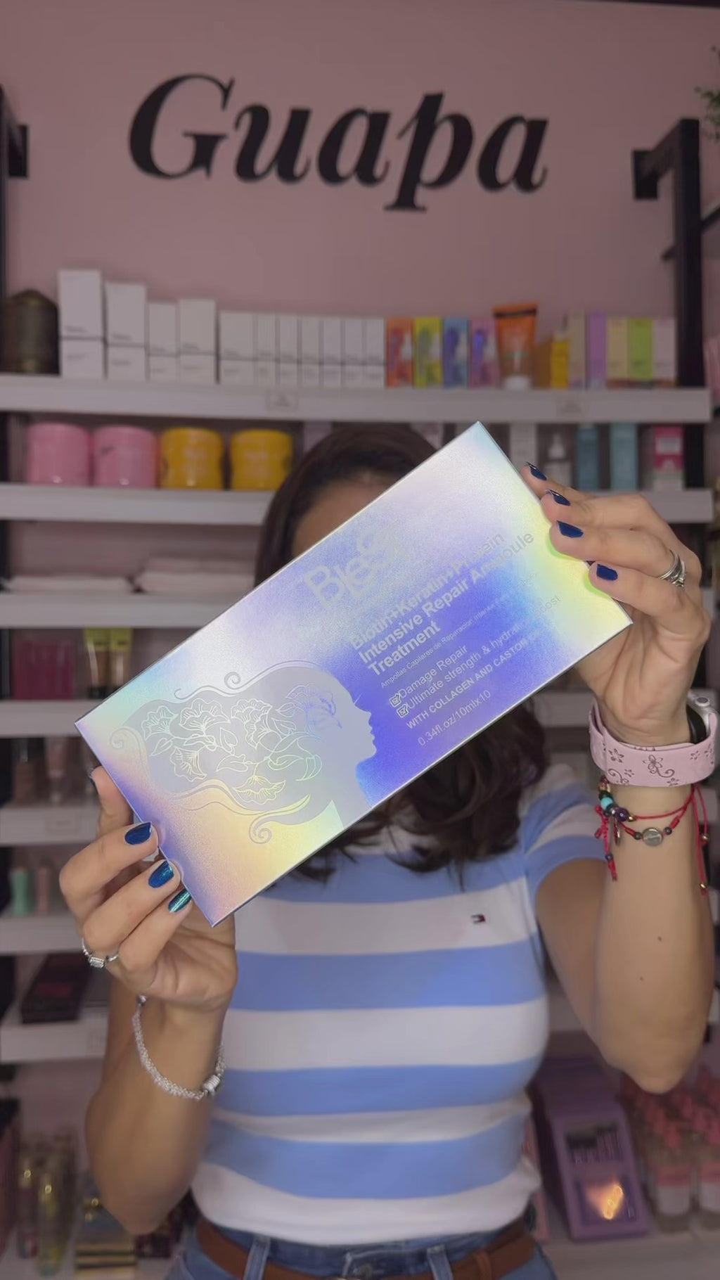 Ampollas reparadoras Intensivas con Biotina+Queratina+Proteínas