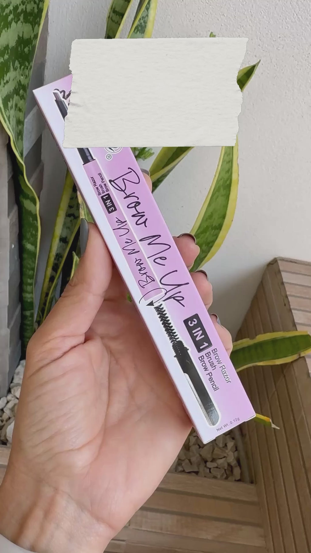 Lápiz para cejas 3 en 1