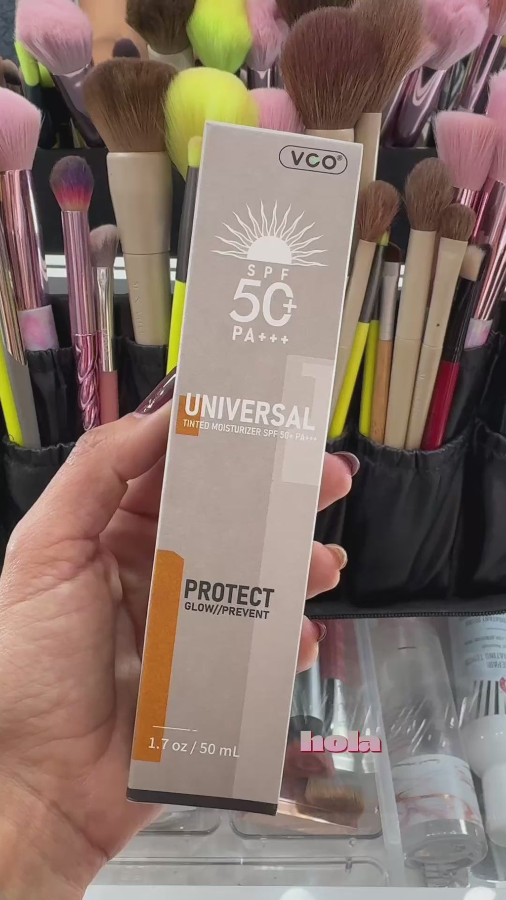 Protector solar VGO con color