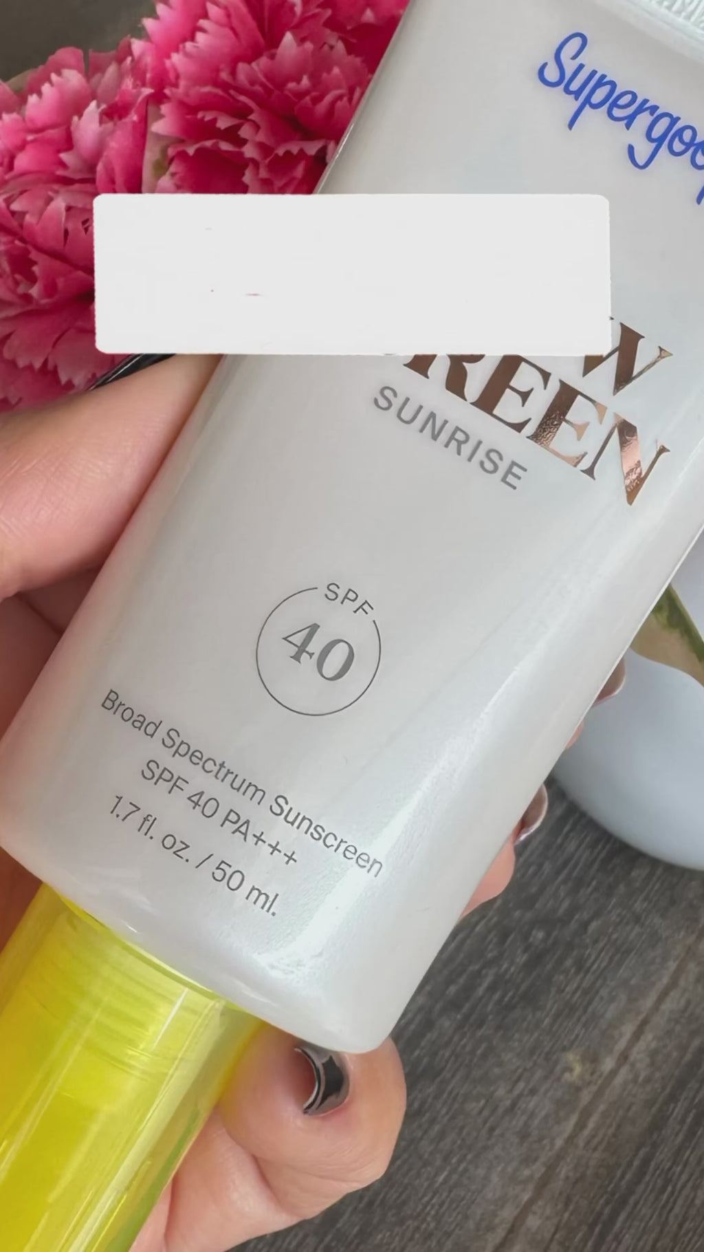 Protector solar con color