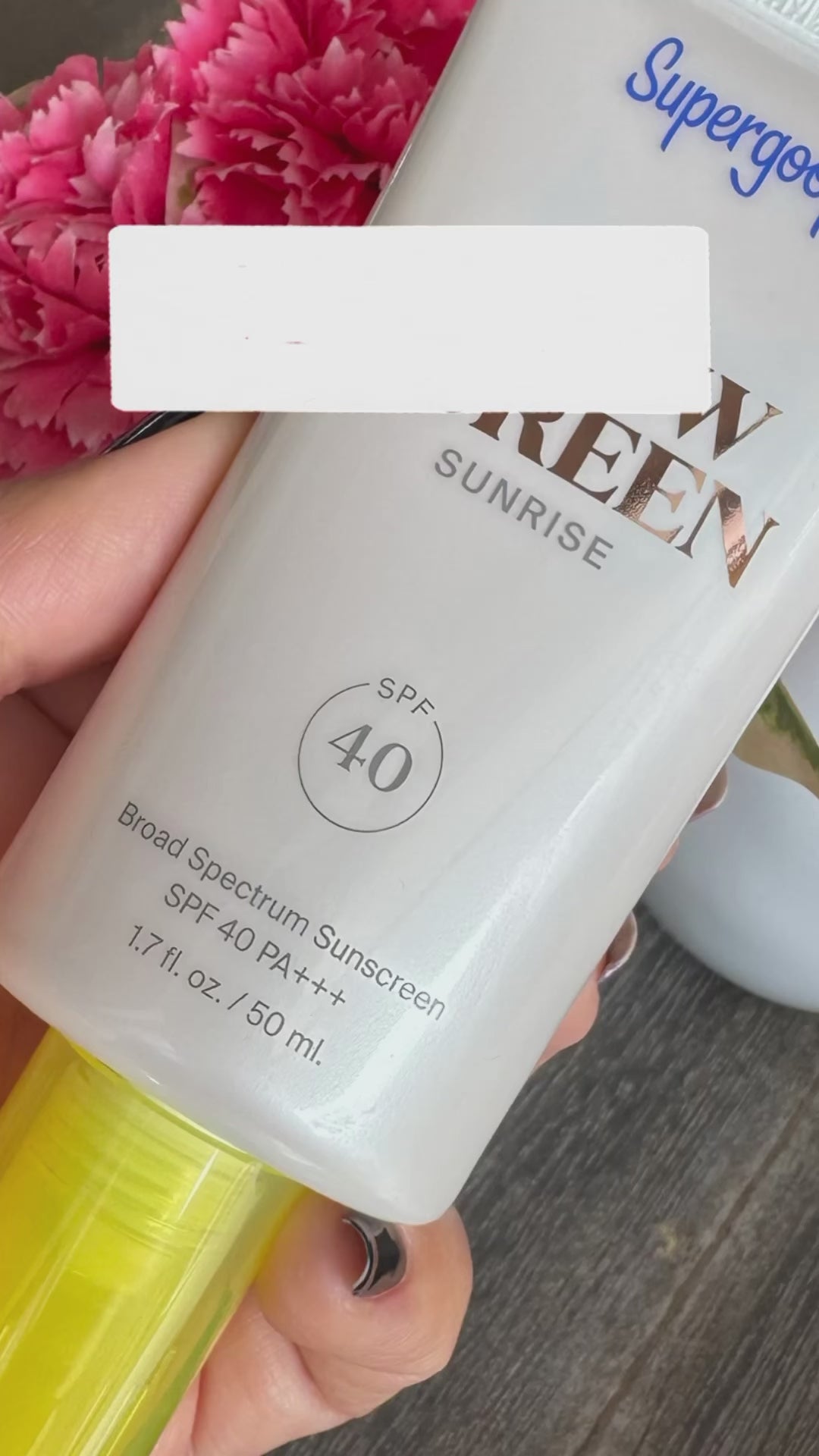 Protector solar con color