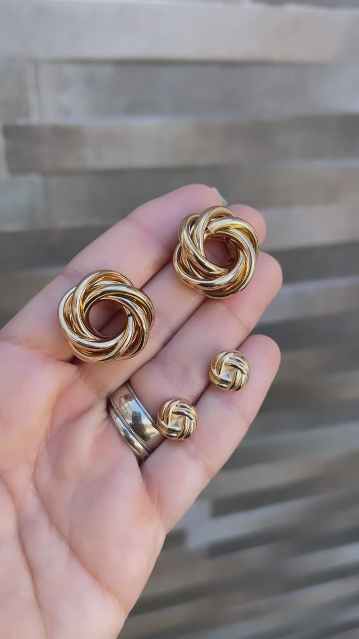 Aretes Redondos trenzados