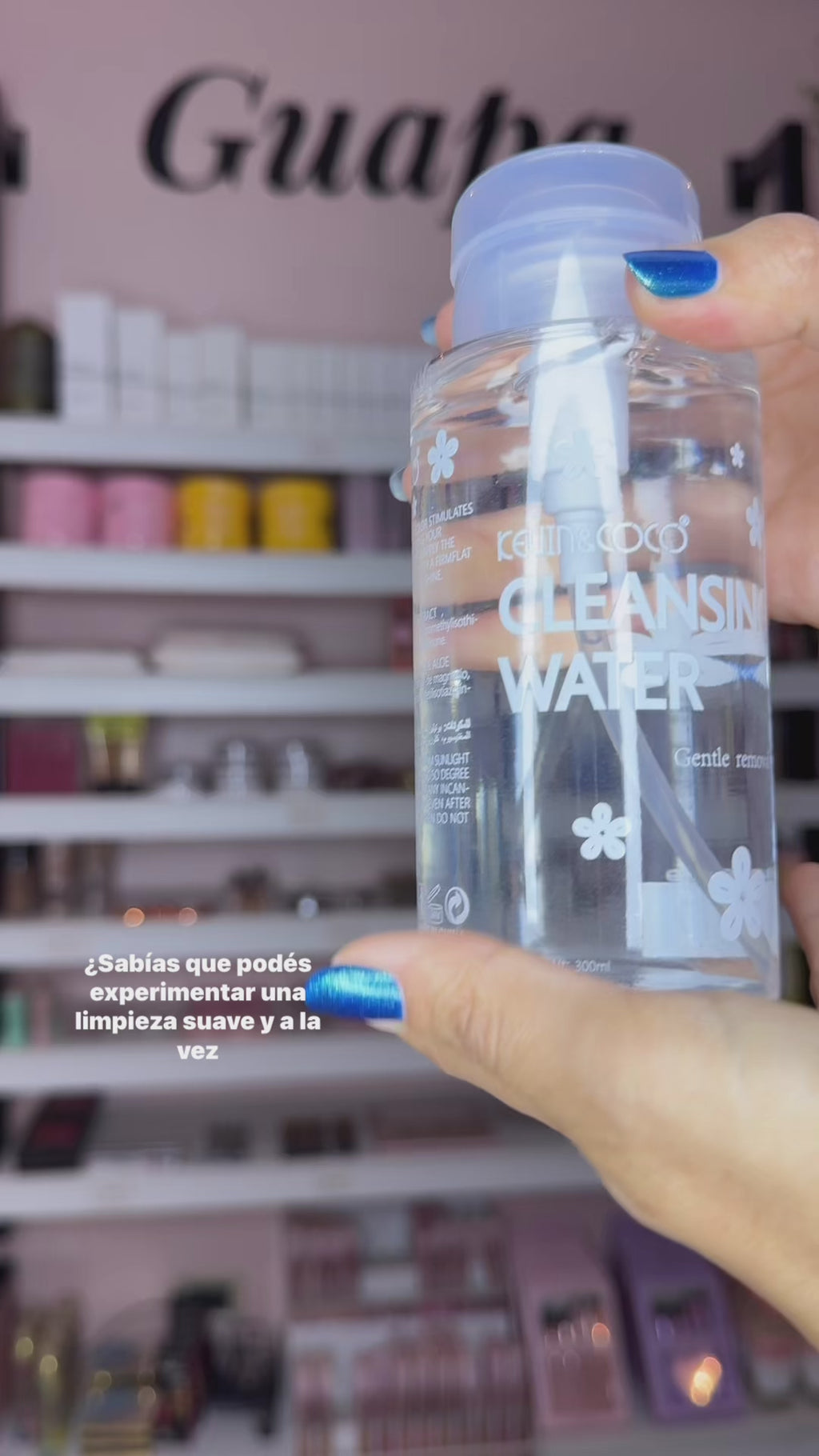 Limpiador facial a base de agua Kevin & Coco